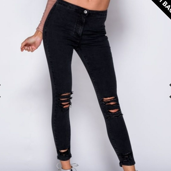 Denim - Sz. 8 Last pair!! NWT ripped skinny jegging